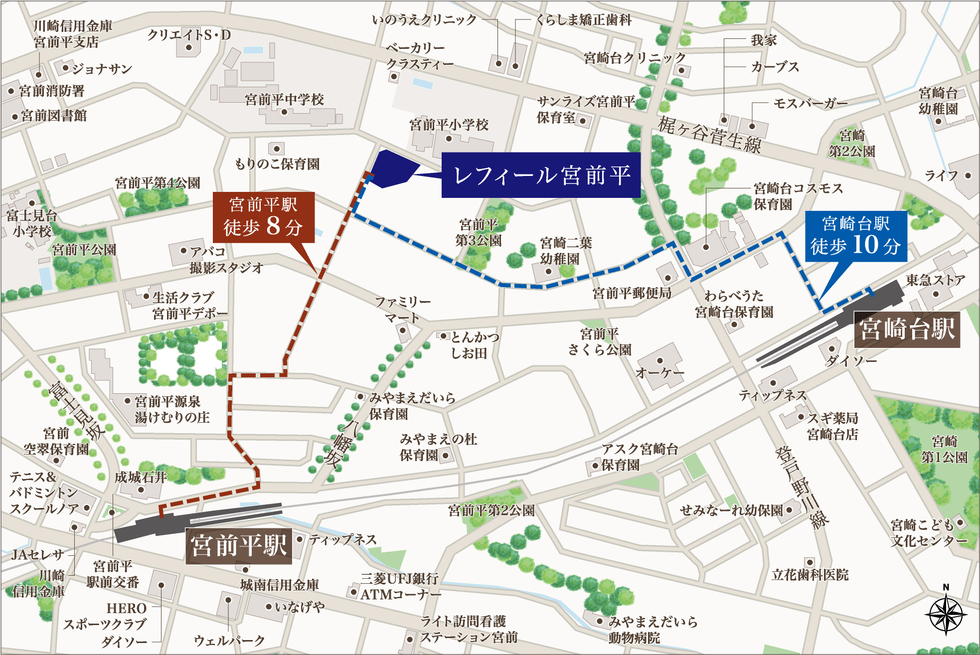現地案内図
