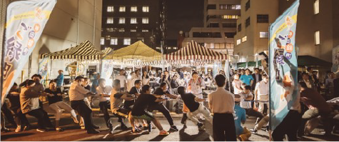 ご縁日（綱引き）